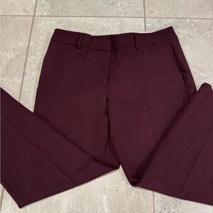 Ann Taylor Factory wine colored pants brand new size 14 with tags